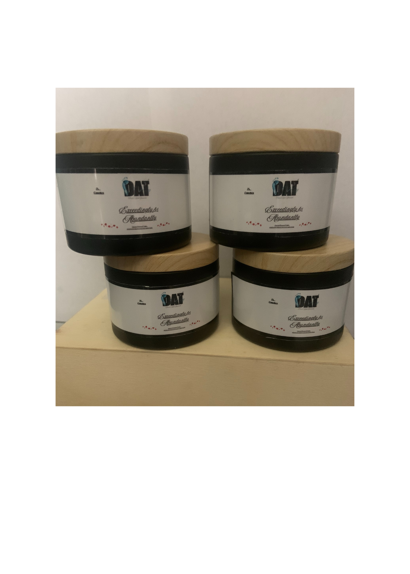 Exceedingly & Abundantly Candle Sample Set Of 2